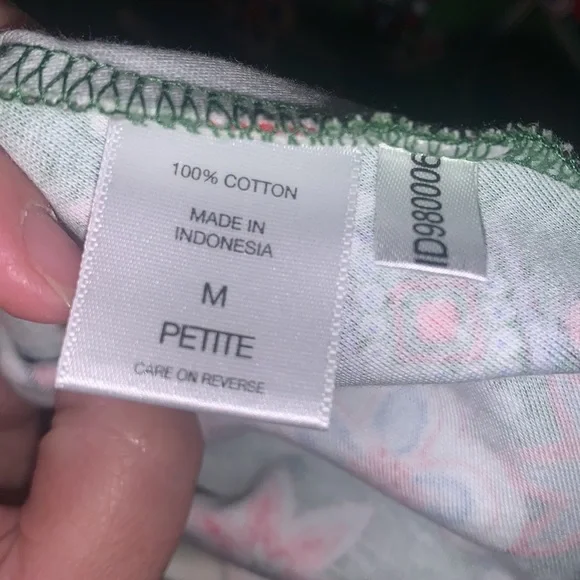 New York & Company: green and floral paisley print sleeveless dress w/ pockets - Picture 11 of 12